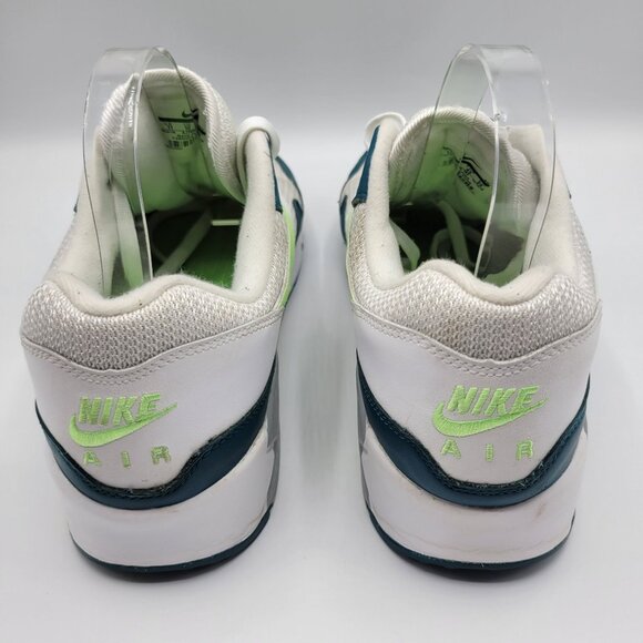 Nike Air Max AJ7695 103 Mens Sneakers White/Lime/Blue US 11 UK 10 EUR 45 - Picture 9 of 16